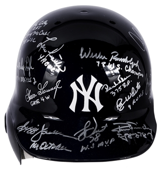 1978 New York Yankees Multi Signed Batting Helmet With 15 Signatures Including Gossage, Jackson, Dent & Nettles (Steiner)